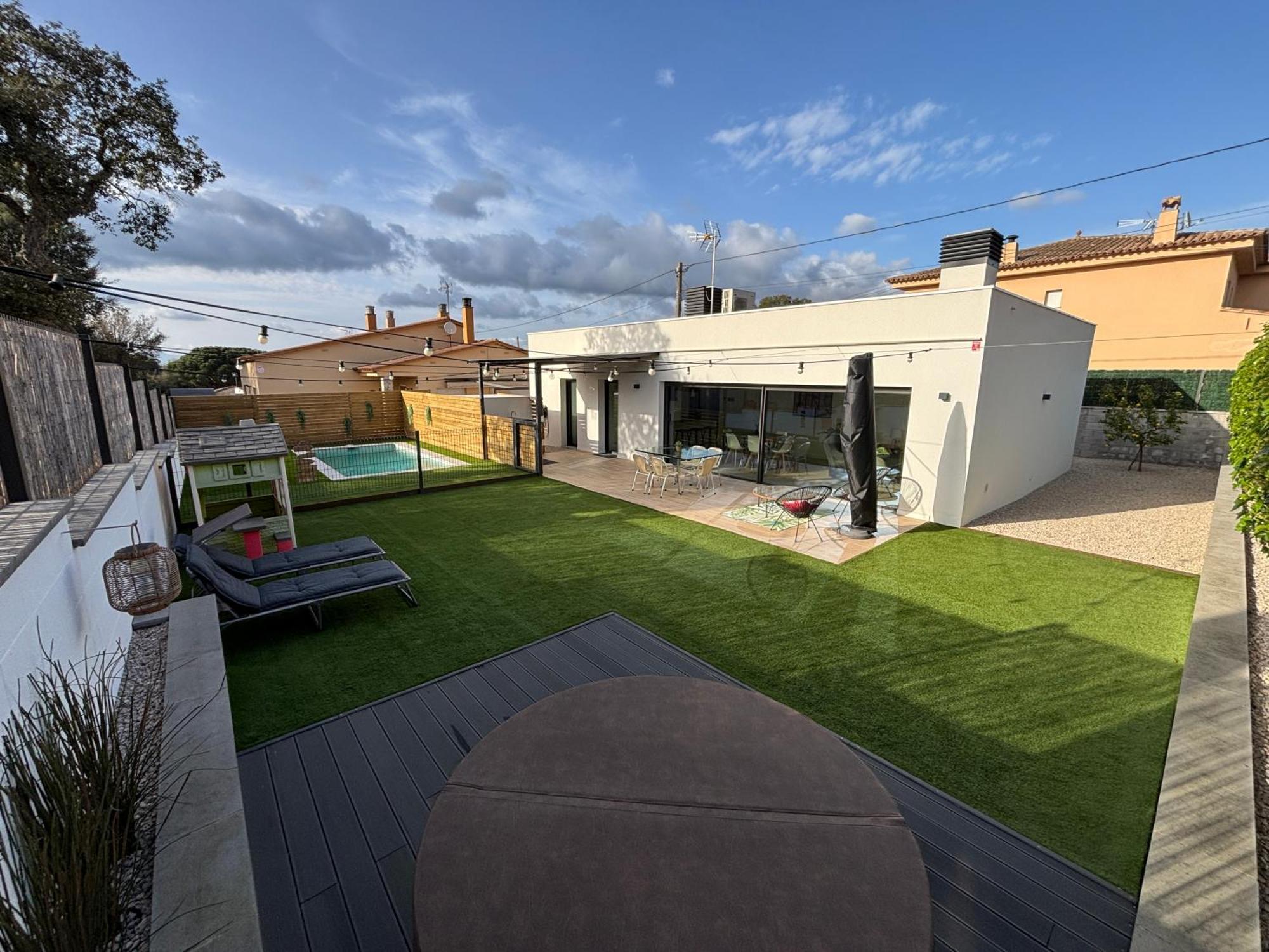 Espectacular Casa En Llagostera - Costa Brava, Con Piscina Ngoại thất bức ảnh